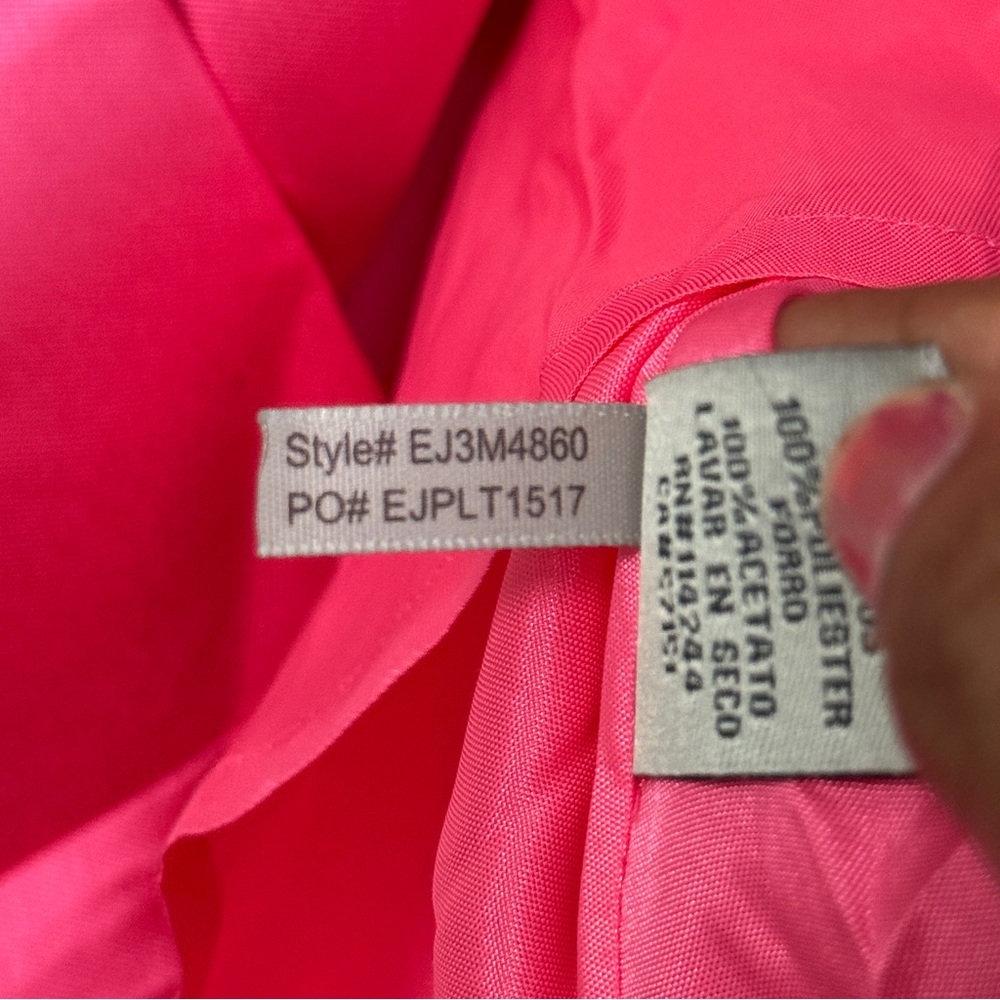 Eliza J Hot Pink Sleeveless Fit-and-Flare Dress - Picture 9 of 11